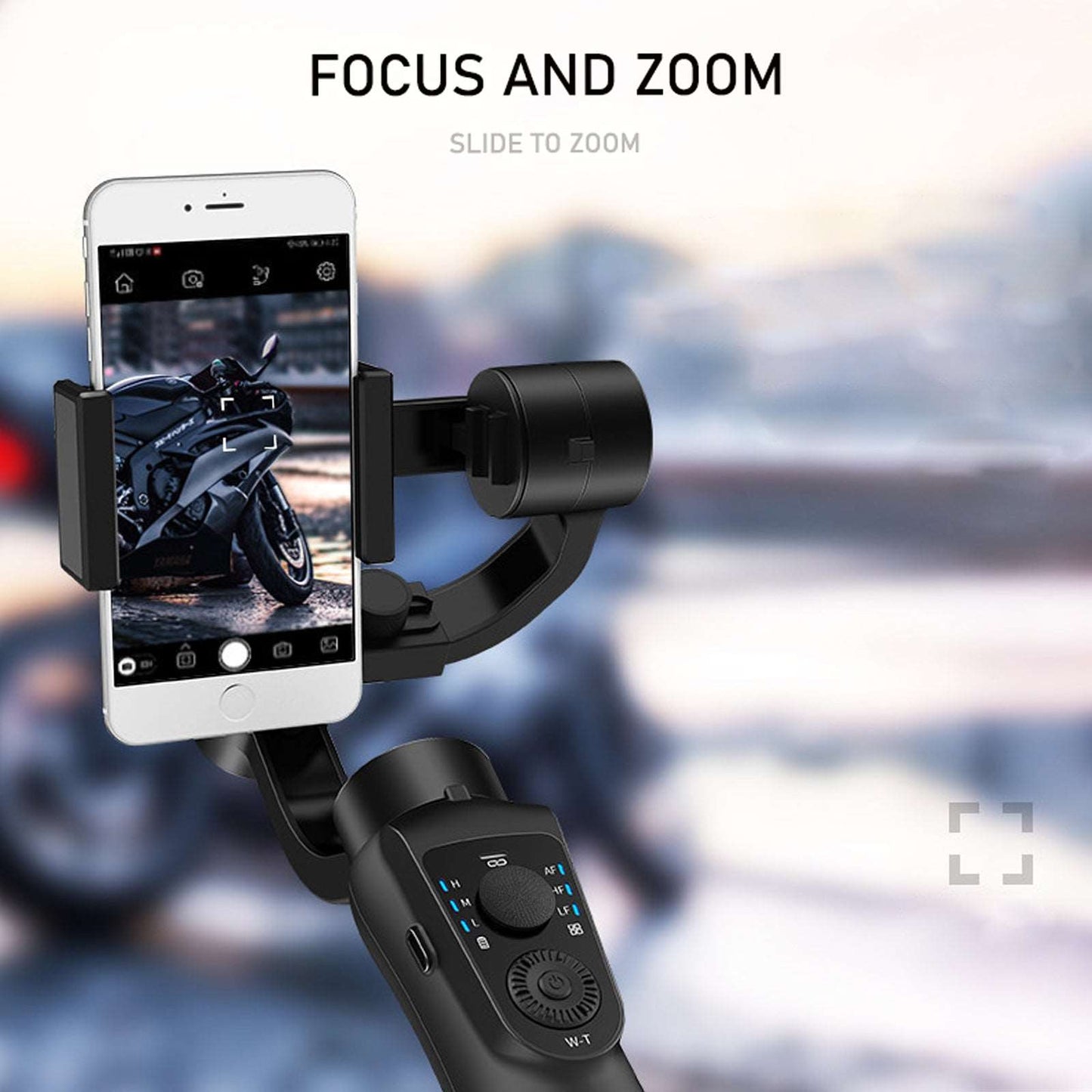 Topcine 3-Axis Handheld Gimbal Phone Stabilzier Cellphone Video Record Smartphone Gimbal Vlog Recorder for iPhone 13 Xiaomi Huawei Samsung GoPro 3/4/5/6 cellphone stabilizer TOPCINE