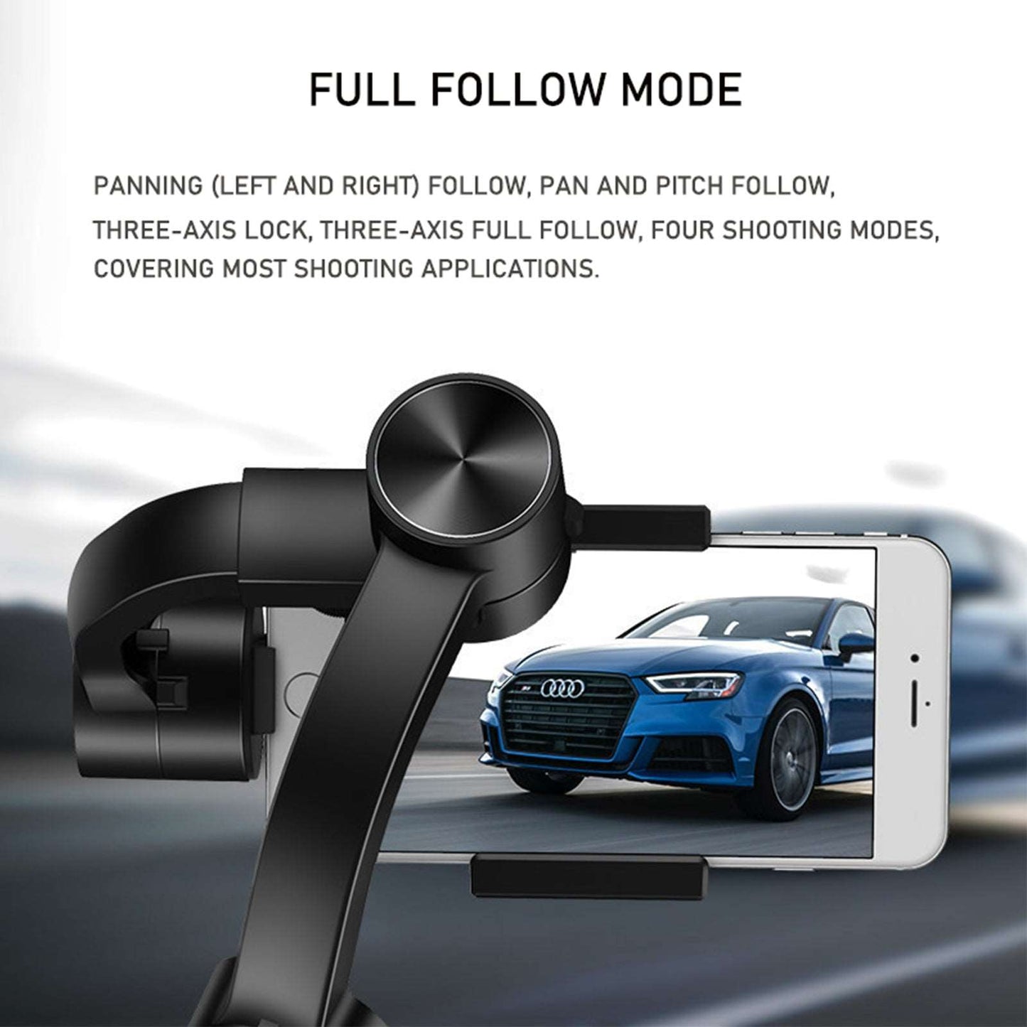 Topcine 3-Axis Handheld Gimbal Phone Stabilzier Cellphone Video Record Smartphone Gimbal Vlog Recorder for iPhone 13 Xiaomi Huawei Samsung GoPro 3/4/5/6 cellphone stabilizer TOPCINE