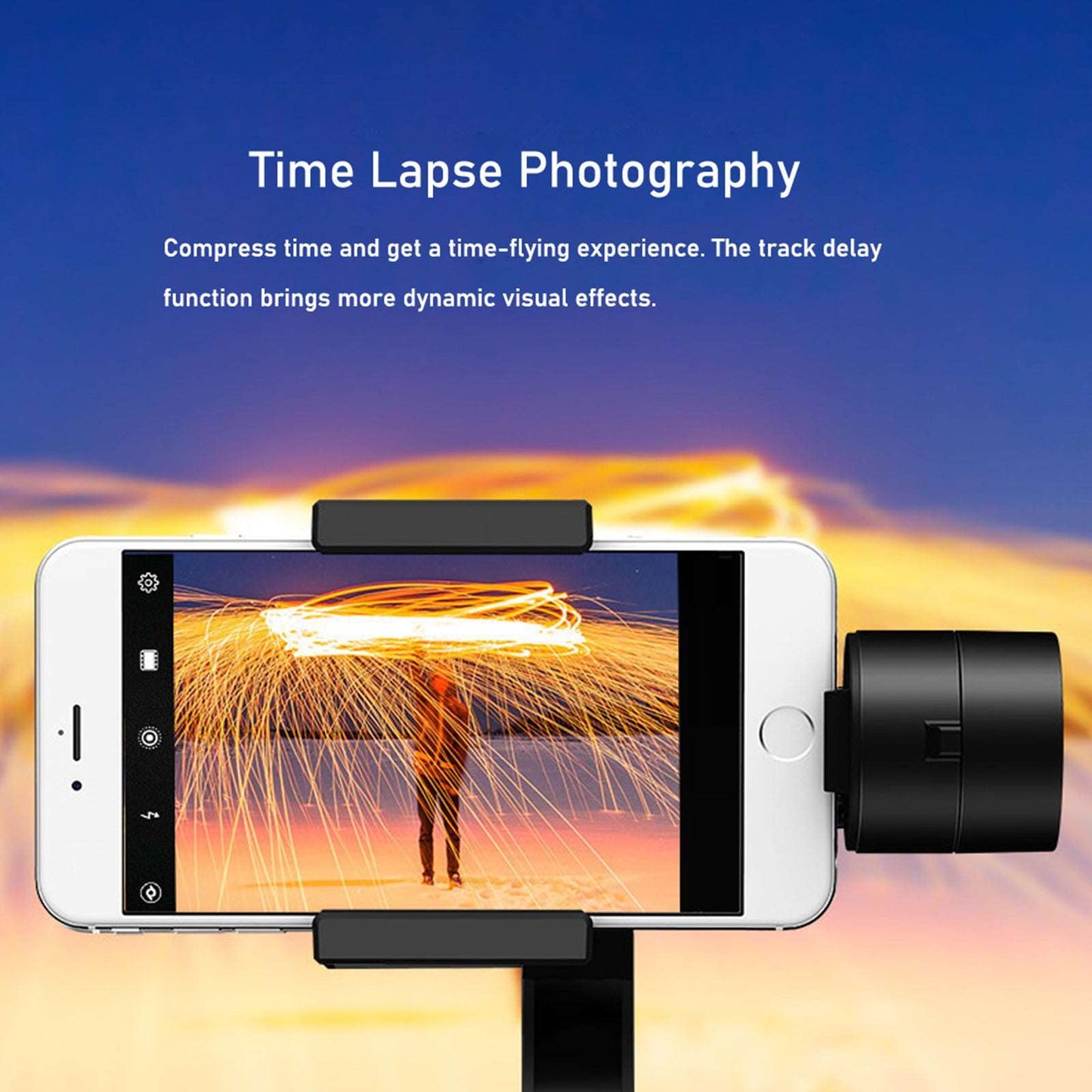 Topcine 3-Axis Handheld Gimbal Phone Stabilzier Cellphone Video Record Smartphone Gimbal Vlog Recorder for iPhone 13 Xiaomi Huawei Samsung GoPro 3/4/5/6 cellphone stabilizer TOPCINE