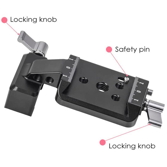 Vertical Camera Mount for DJI RS 2 RS 3 Pro Gimbal Vertical Shooting camera plate TOPCINE