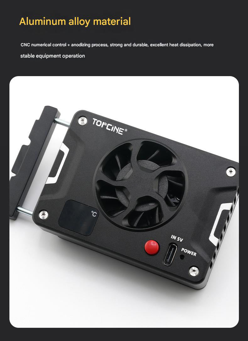 Universal Camera Cooling Fan for Sony A7M4/FX3 Canon R8 Fuji Nikon ZF Camera Live Broadcast Constant Temperature Semiconductor Cooling Fan