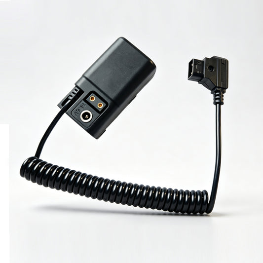 Topcine NP-F550 Dummy Battery to D-Tap Power Adapter | Continuous External Camera Power