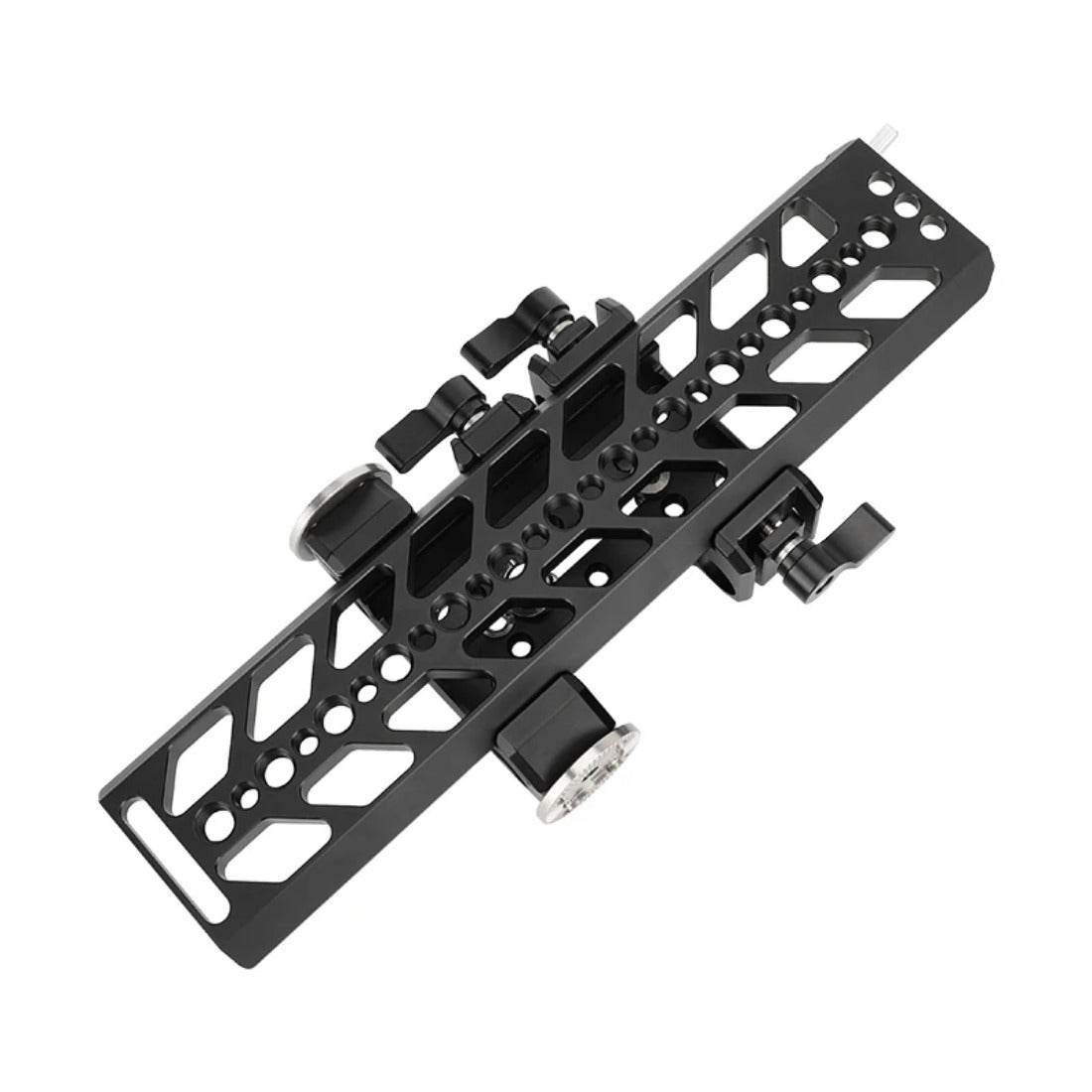 10" Dovetail Plate and QR Baseplate With Double 15mm Rod Adapter & ARRI Rosette Connections For DSLR Camera Tripod Head
