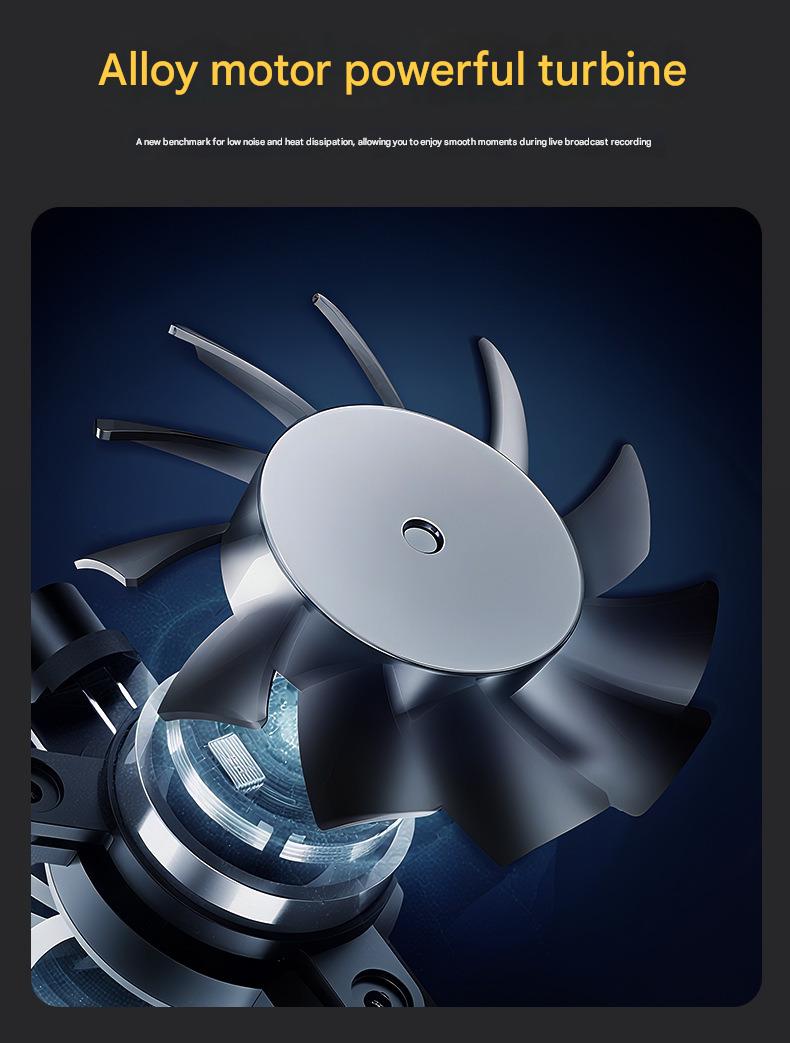 Universal Camera Cooling Fan for Sony A7M4/FX3 Canon R8 Fuji Nikon ZF Camera Live Broadcast Constant Temperature Semiconductor Cooling Fan