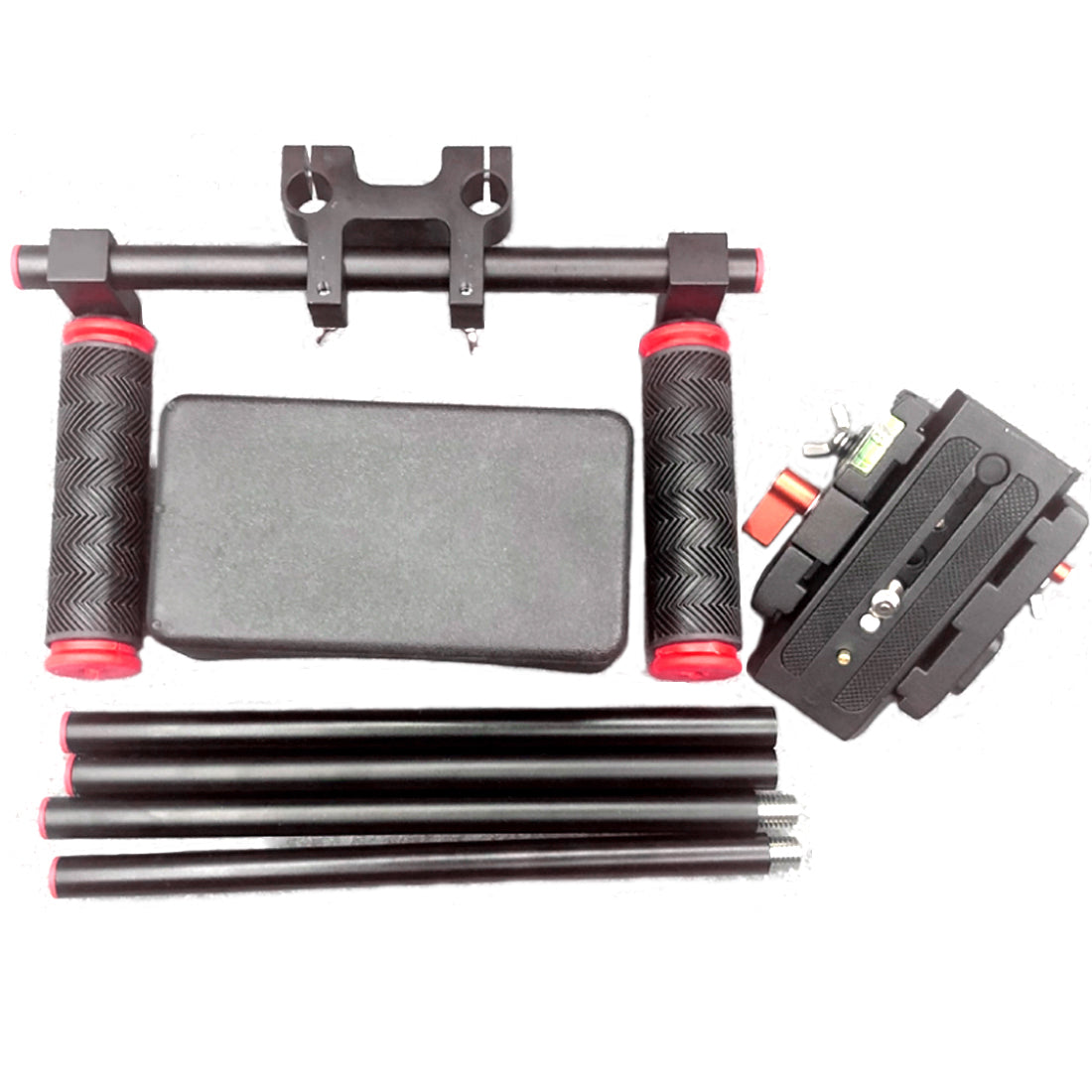 15mm Rod Camera Shoulder Rig DSLR Video Support with Dual Handgrips TOPCINE