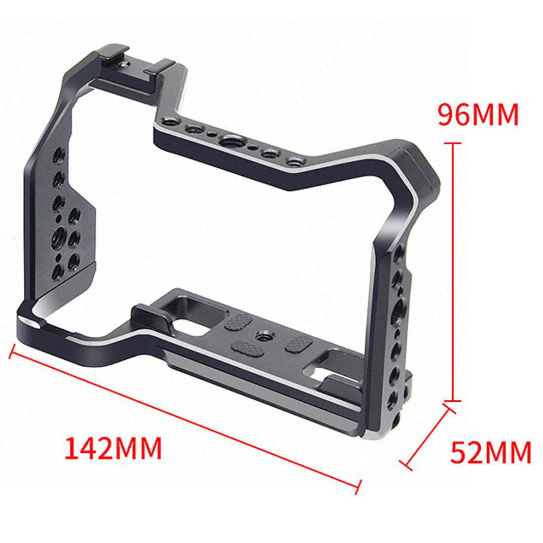 Topcine Camera Cage for Fujifilm X-S10,Fujifilm XS10 Camera Full Case with Cold  Shoe Mount on Top for Compact Microphone Video Light camera cage TOPCINE