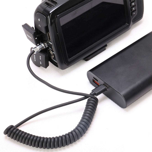 12V USB-C to BMPCC 4K 6K 6K Pro Power Cable for Blackmagic camera cable TOPCINE