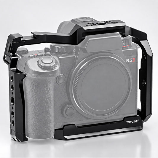 S5 II S5 IIX Camera Cage for Panasonic LUMIX S5 II / S5 IIX with NATO Rail TOPCINE