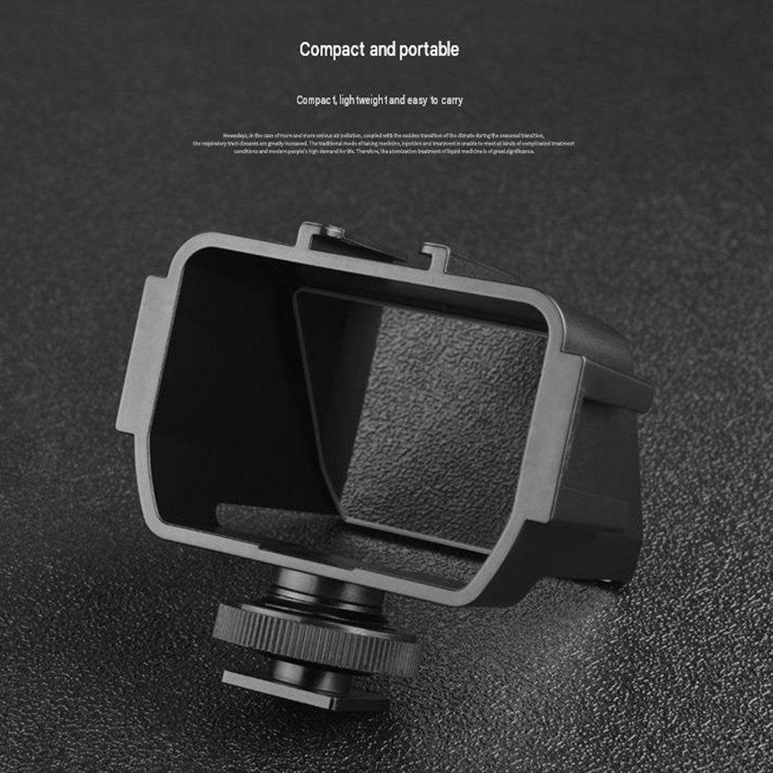 Vlog Selfie Mirror Flip Screen for Mirrorless Camera for Sony Fujifilm Canon Nikon Panasonic Cameras TOPCINE