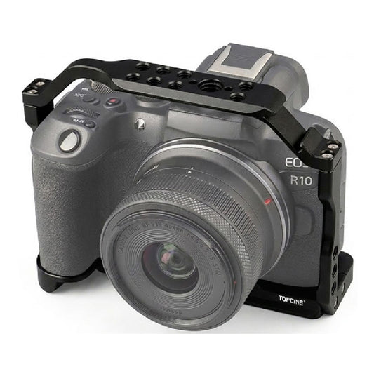 Canon EOS R10 Camera Cage with Cold Shoe Multiple Holes camera cage TOPCINE
