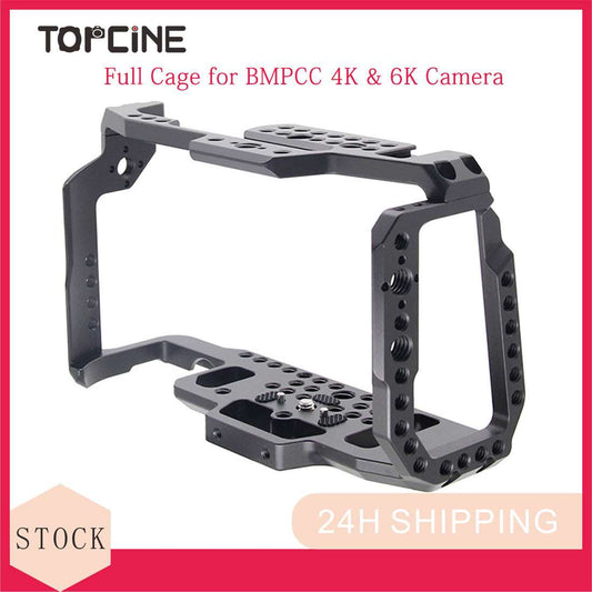 Topcine BMPCC 4K & 6K Cage for Blackmagic Design Pocket Cinema Camera 4K & 6K Camera Rig Stabilizer with Cold Shoe  TOPCINE