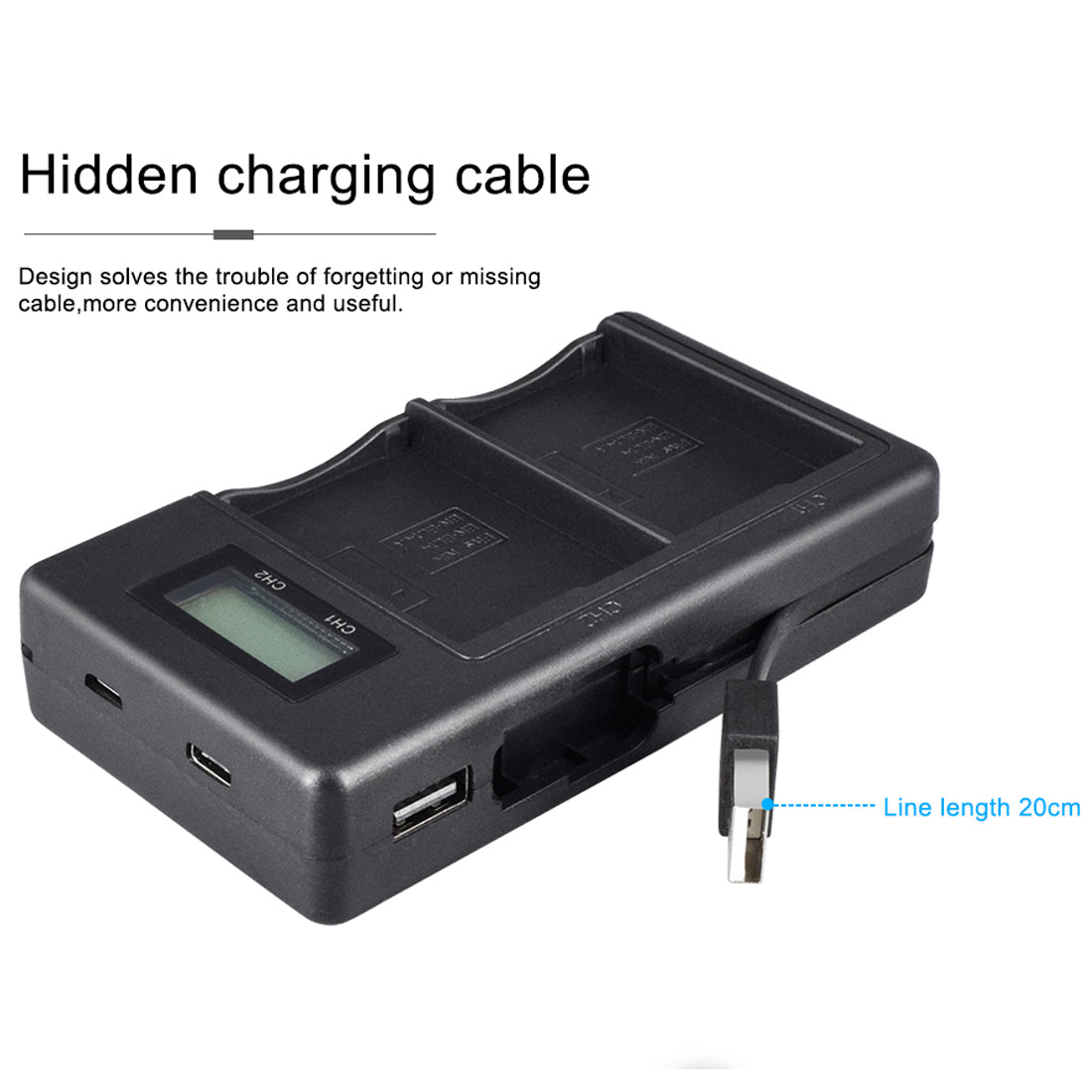 Topcine Dual Slot EN-EL14 Battery Charger, ENEL14 Fast Charger Compatible with Nikon D3100 D3200 D3300 D3400 D3500 D5100 D5200 D5300 D5500 D5600 DF Coolpix P7000 P7100 P7700 P7800 DSLR Cameras and more TOPCINE