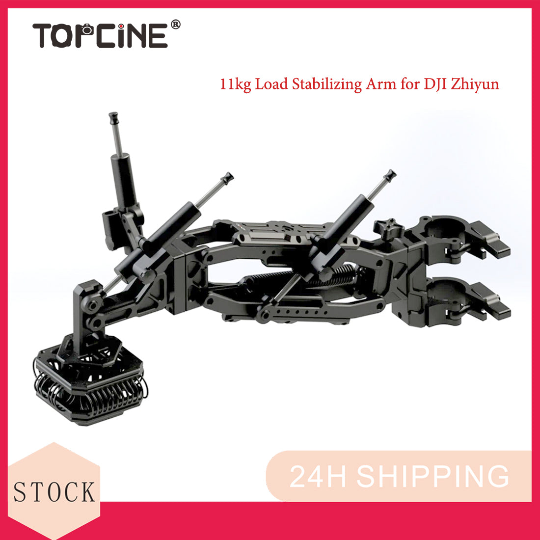 11Kg Load Capacity Shock Absorbing ARM With 3 Hydraulic Damper Vehicular Stabilizer FOR DJI RONIN MX S RS2 RC2 Zhiyun Weebill