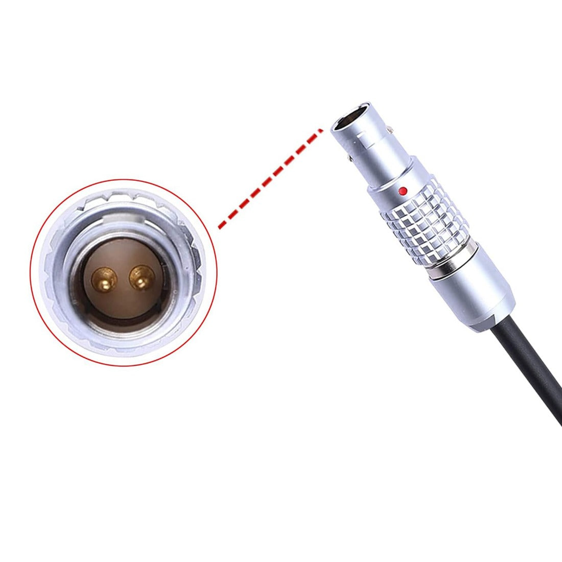 D-TAP to LEMO-Type 0B 2Pin Male Power Cable for Anton Bauer Teradek Bond ZCam SmallHD RED Komodo DJI Ronin RSC RS2 RS3 Pro Stabilizer Paralinx Preston Transvideo Offhollywood Switronix Panasonic