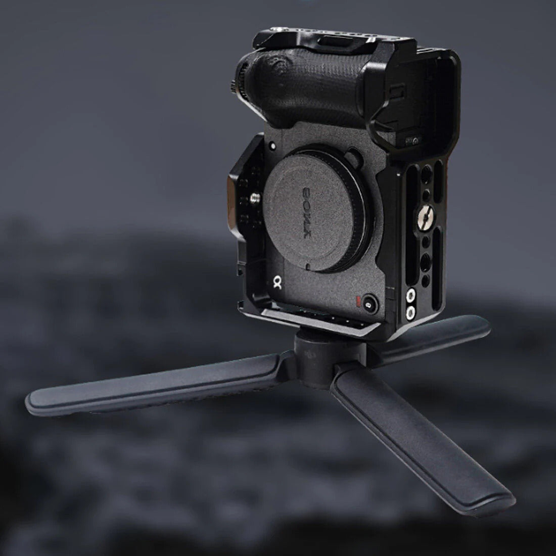 Topcine Camera Cage for Sony FX30 FX3 DSLR Camera Protective Cage with 1/4 Holes Cold Shoe Mount camera cage TOPCINE