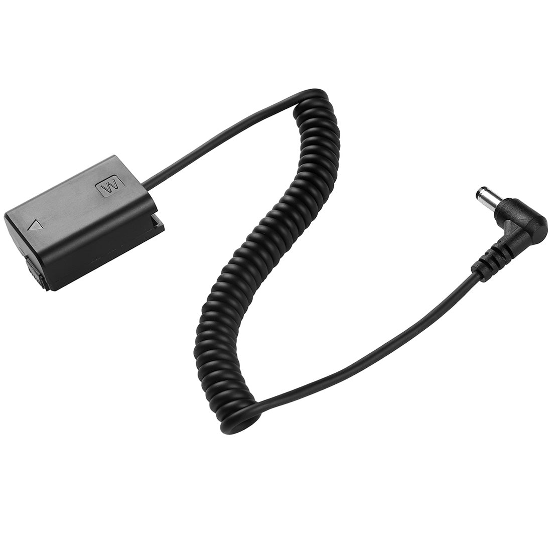 Topcine DC to NP-FW50 Dummy Battery DC Coupler with Spring Cable Compatible with Sony A7II A7S2 A7M2 A7R2 A6500 A6400 A6300 A6100 A6000 NEX5 NEX7 A35 A37 A55 ZV-E10 Cameras TOPCINE