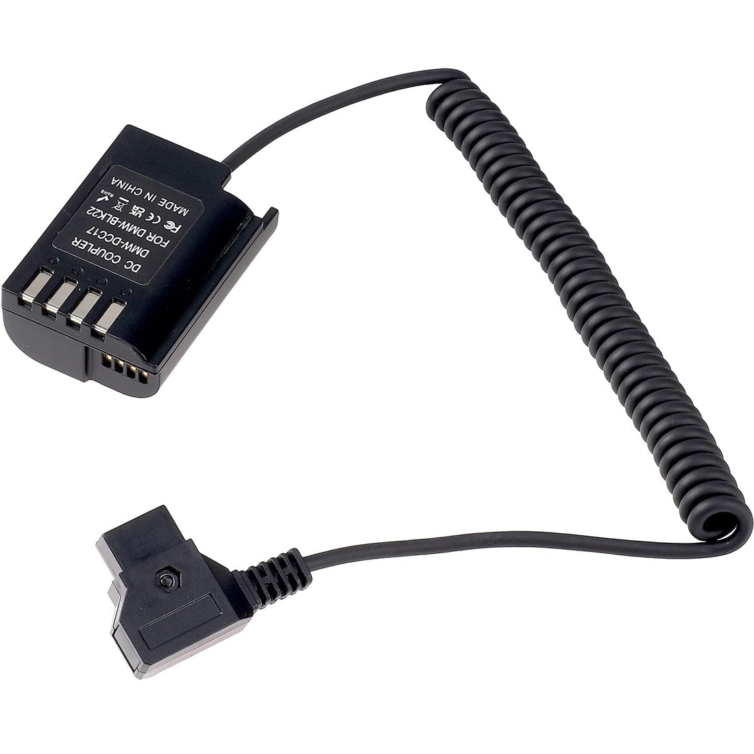 Topcine D-Tap to DMW-BLK22 Dummy Battery Power Adapter for Panasonic Lumix S5 GH6 LUMIX S5II DC-S5 DC-S5K DC-S5GK GH5 II GH6 DMW-BGS5 Cameras TOPCINE