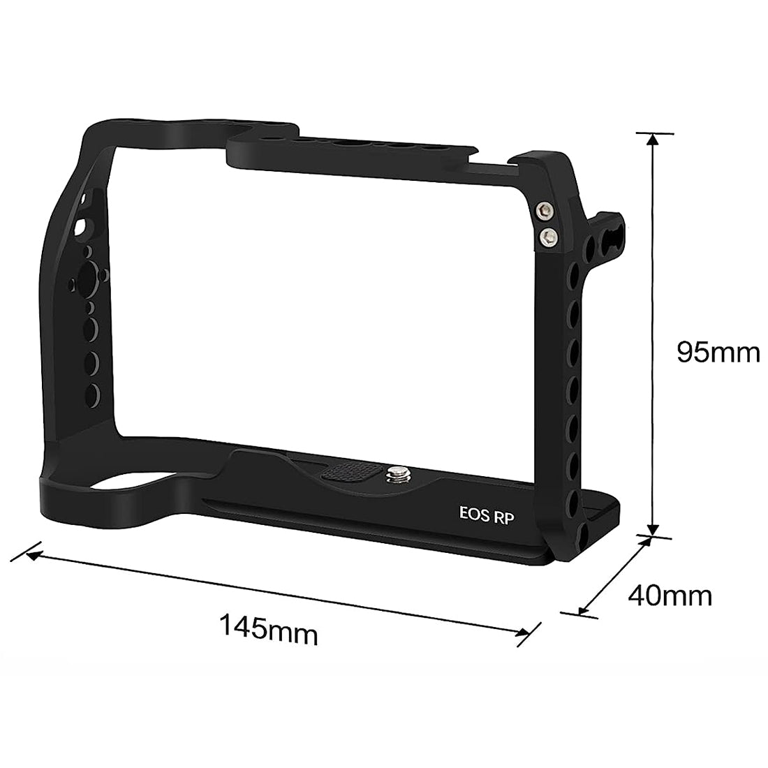 Topcine EOS RP Cage for Canon EOS RP Camera with 3/8“ Arri Locating and Cold Shoe Mount Extension for Microphone/ Light  TOPCINE