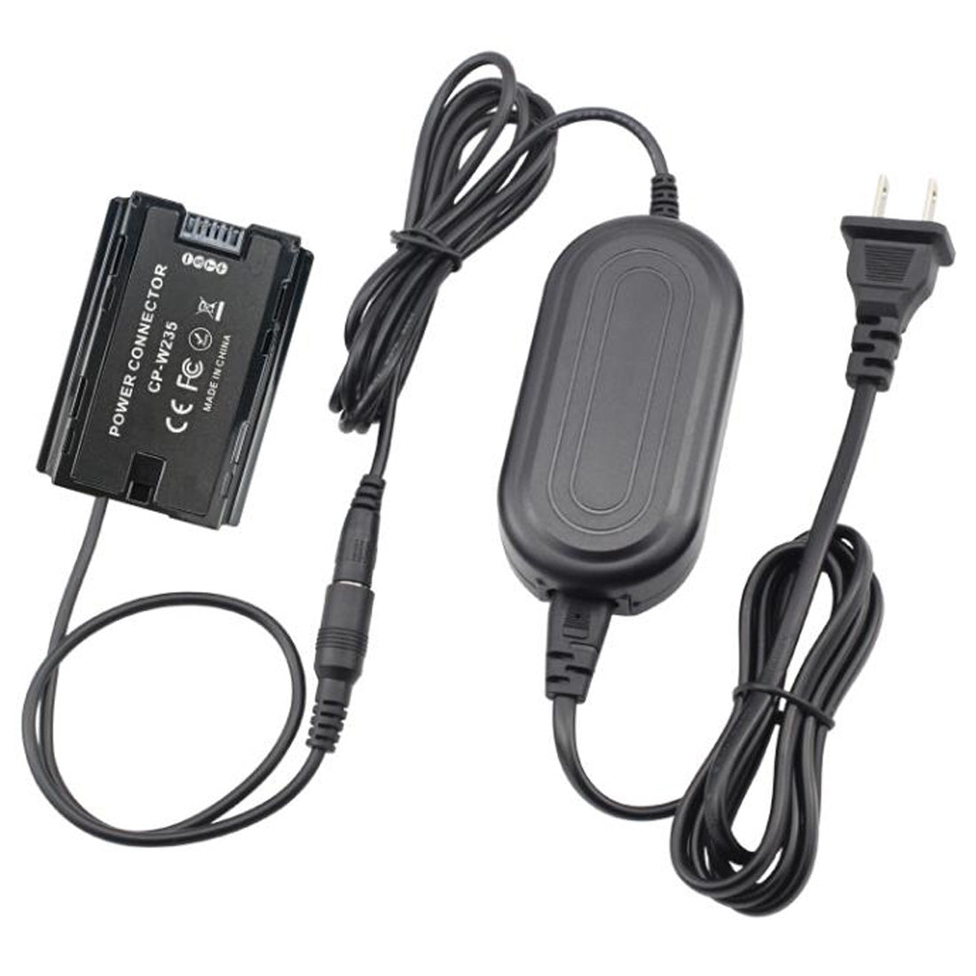 Topcine AC Power Adapter + NP-W235 Dummy Battery CP-W235 DC Coupler for Fujifilm X-T4 X-T5 X-H2 X-H2S GFX100S Camera TOPCINE