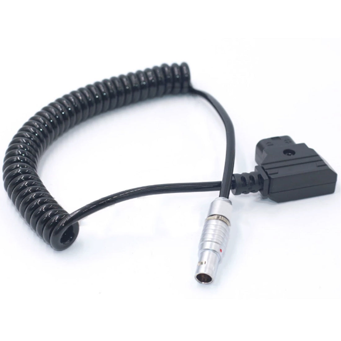 Topcine D-tap to 0B 2 Pin Male Coiled Power Cable for Anton Bauer Teradek Bolt ARRI RED Paralinx Preston Transvideo SmallHD TOPCINE