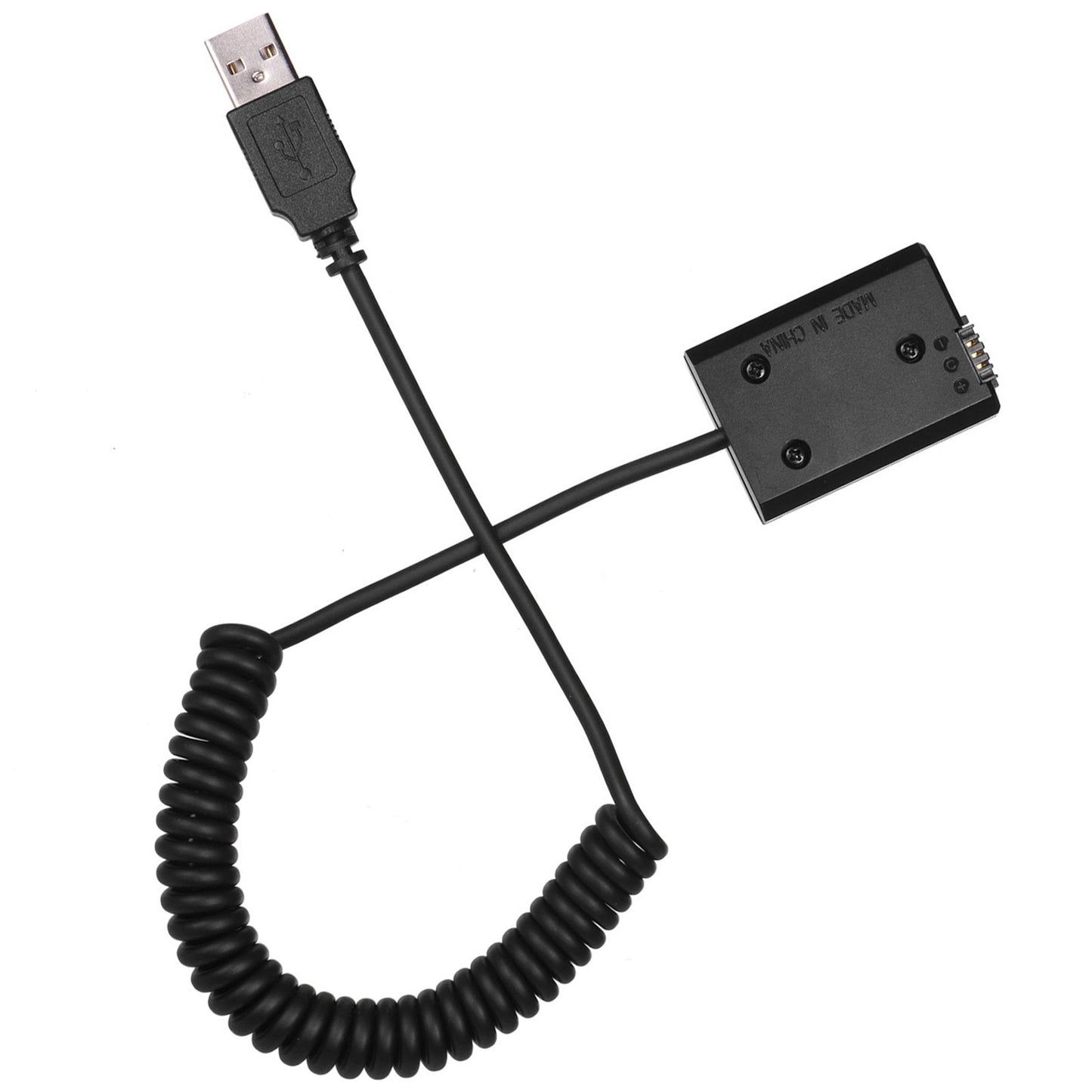Topcine NP-FW50 Dummy Battery with DC Power Bank USB Adapter Flexible Spring Cable Compatible with Sony A7 A7II A7R A6500 NEX7 A35 A55 camera etc. TOPCINE