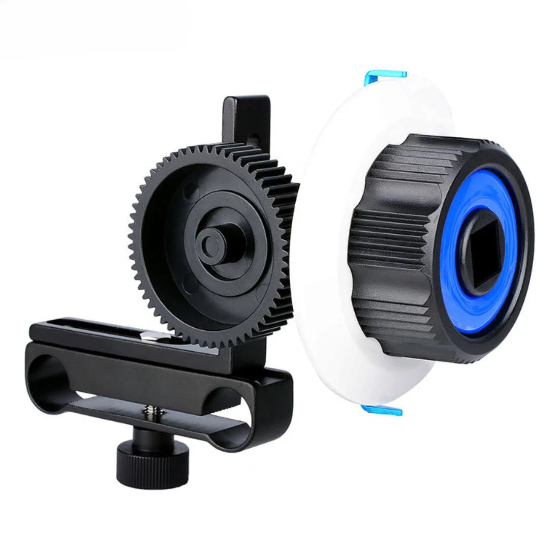 Topcine Metal Mini Follow Focus with 15mm Rod Clamp Gear Ring Belt DLSR Rig for Cinema Camera SLR Shoulder Rig Accessories