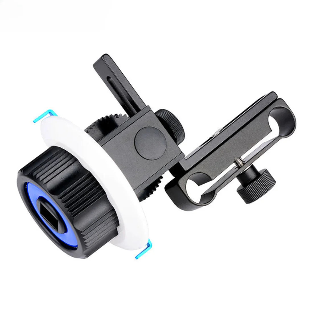 Topcine Metal Mini Follow Focus with 15mm Rod Clamp Gear Ring Belt DLSR Rig for Cinema Camera SLR Shoulder Rig Accessories