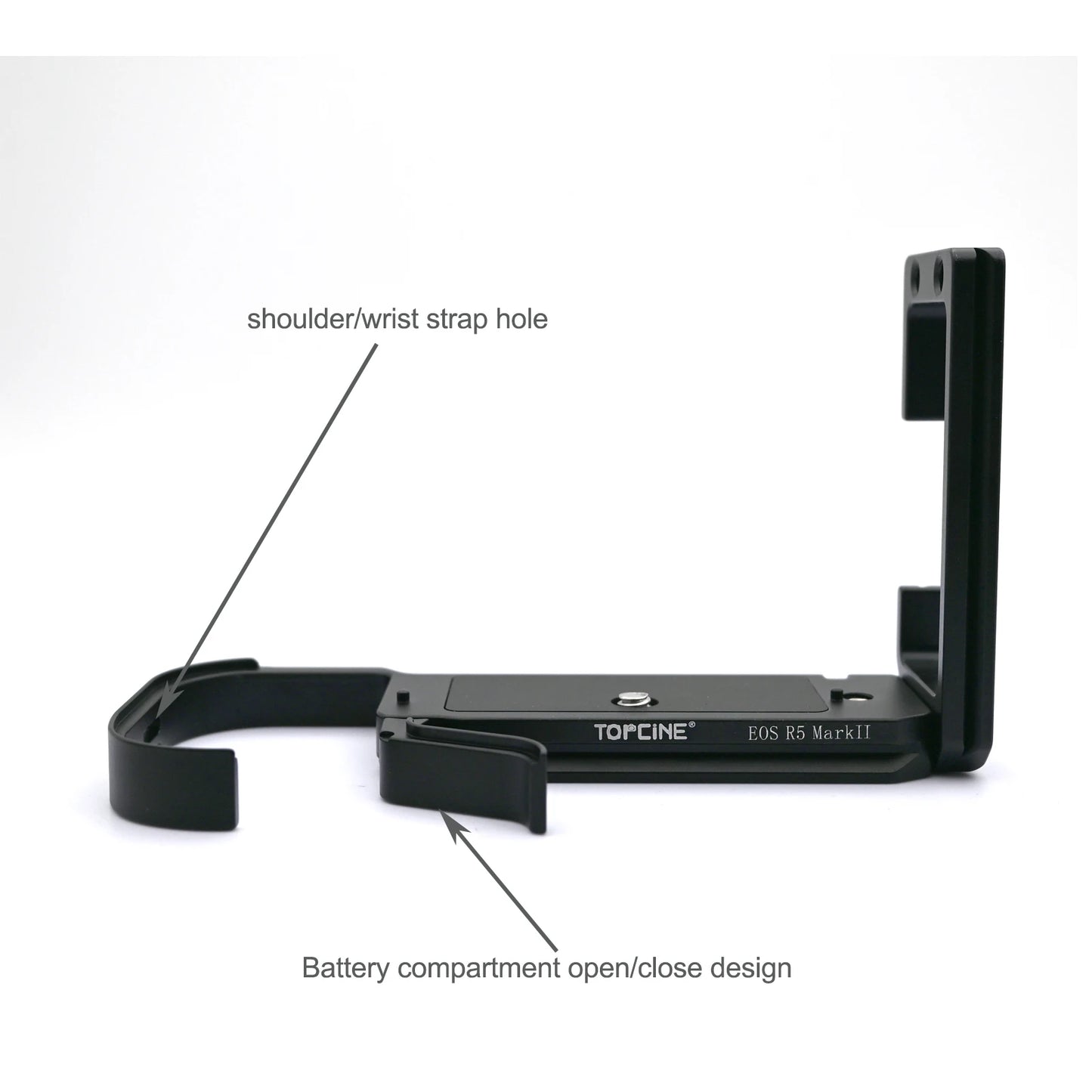 R5II L Plate for Canon EOS R5 Mark II Quick Release Arca Plate Vertical Shooting Fast Switch Canon R52 Mount to RS4 RS3 RS2 RSC2