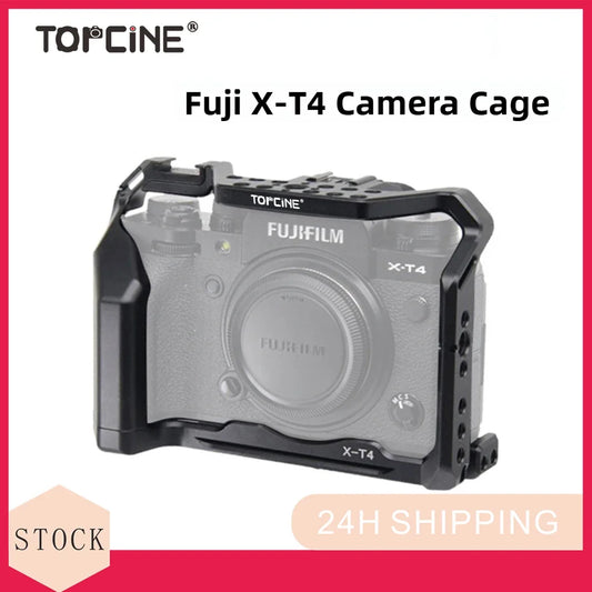 XT4 Cage for Fuji X-T4 Camera Full Aluminum Cage with Sidegrip Arca Bottom Plate