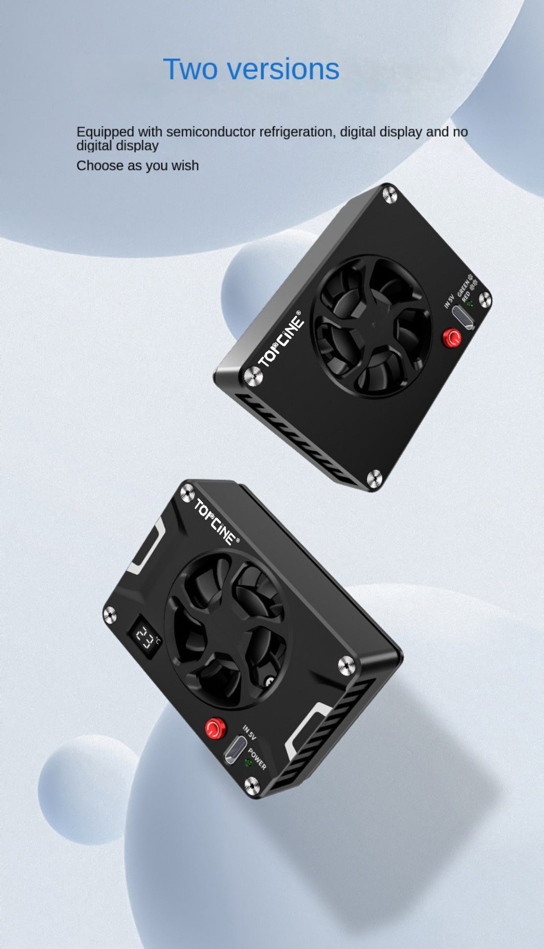 Topcine New Version camera cooling fan for Sony A7IV ZVE1 A6700 A7C2 AVE10 ZV1 A7C; Canon R5 R6 R7 90D; Fujifilm XT4 XS10 XH2S and more camera cooling fan TOPCINE