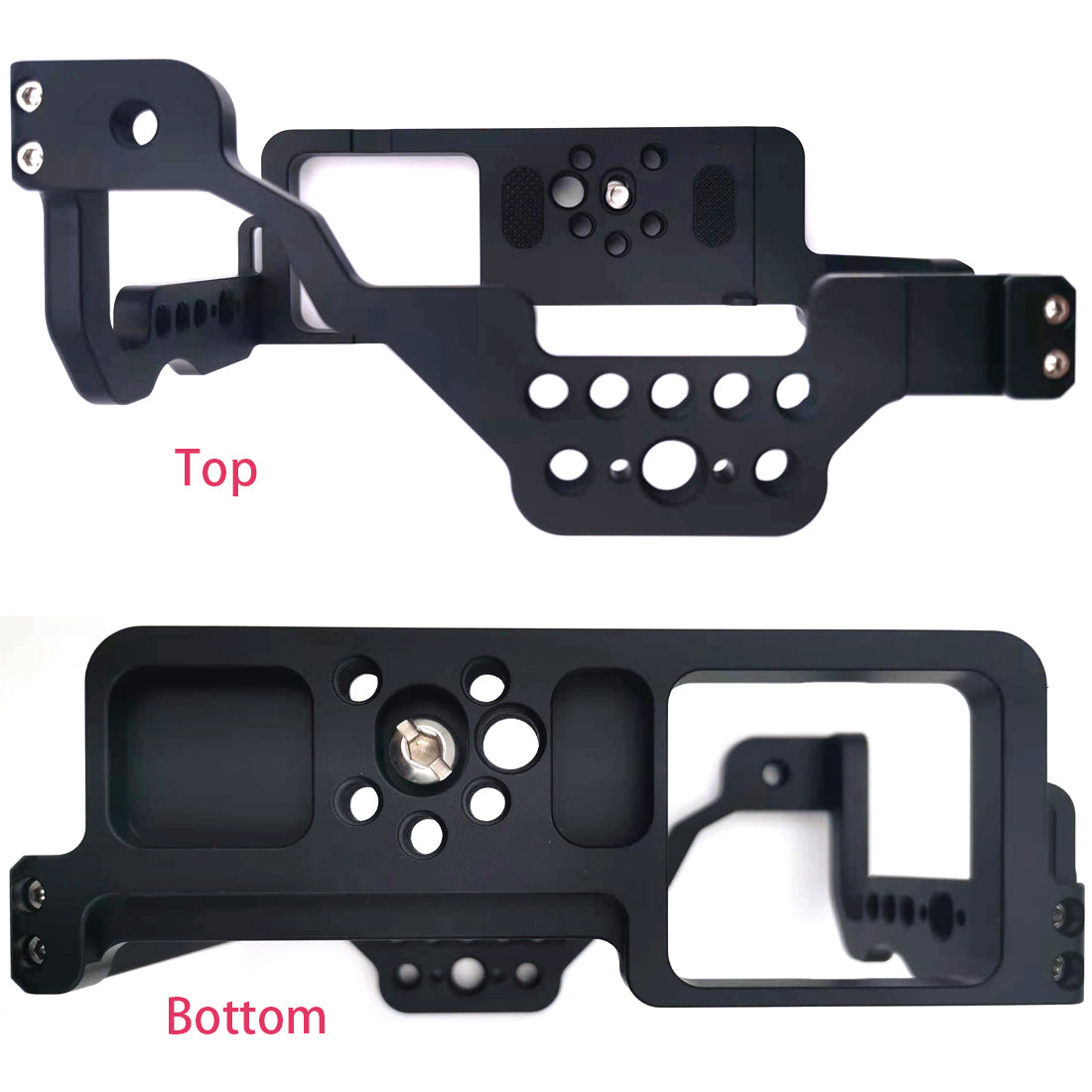 Topcine Full Camera Cage Kit for Panasonic GH5 GH5S GS5II Camera,Aluminum Alloy Panasonic GH5 GH5S GS5II Camera Cage with Cold Shoe Mount for Microphone and Light TOPCINE