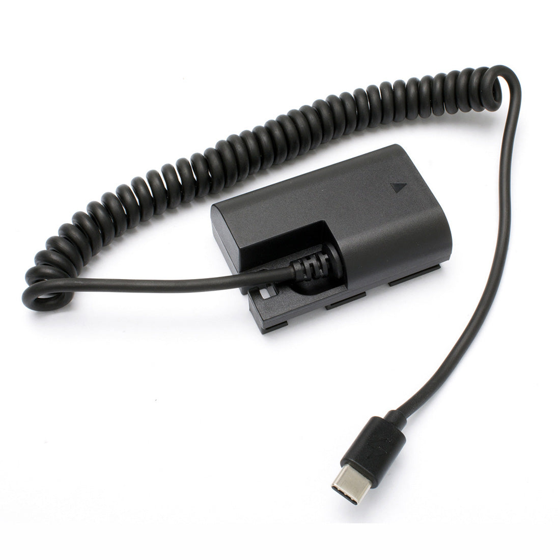 Topcine LP-E6 Dummy Battery with USB-C(Type-C) PD Power Adapter Coiled Cable for Canon EOS 5DMark II 5DMark III 5DMark IV 6D 60D 6DMark II 7DMark II 70D 80D 90D 5DSR EOS R R5 R6 Cameras TOPCINE
