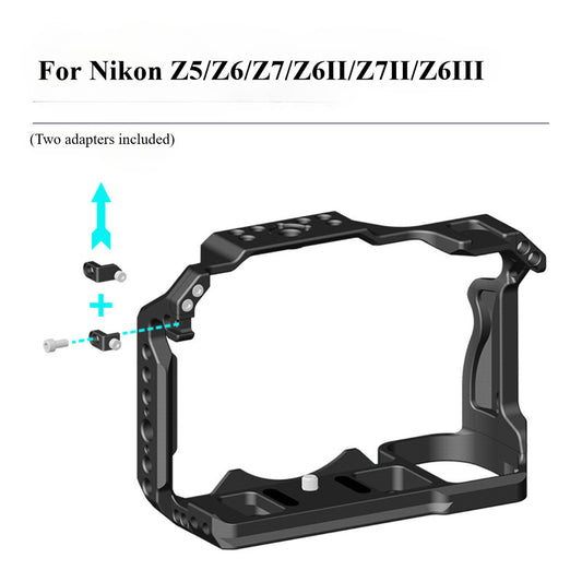 Z5II Z6III Camera Cage for Nikon Z5II Z6III/Z5/Z6/Z7/Z6II/Z7II Arca-Swiss Base camera cage TOPCINE