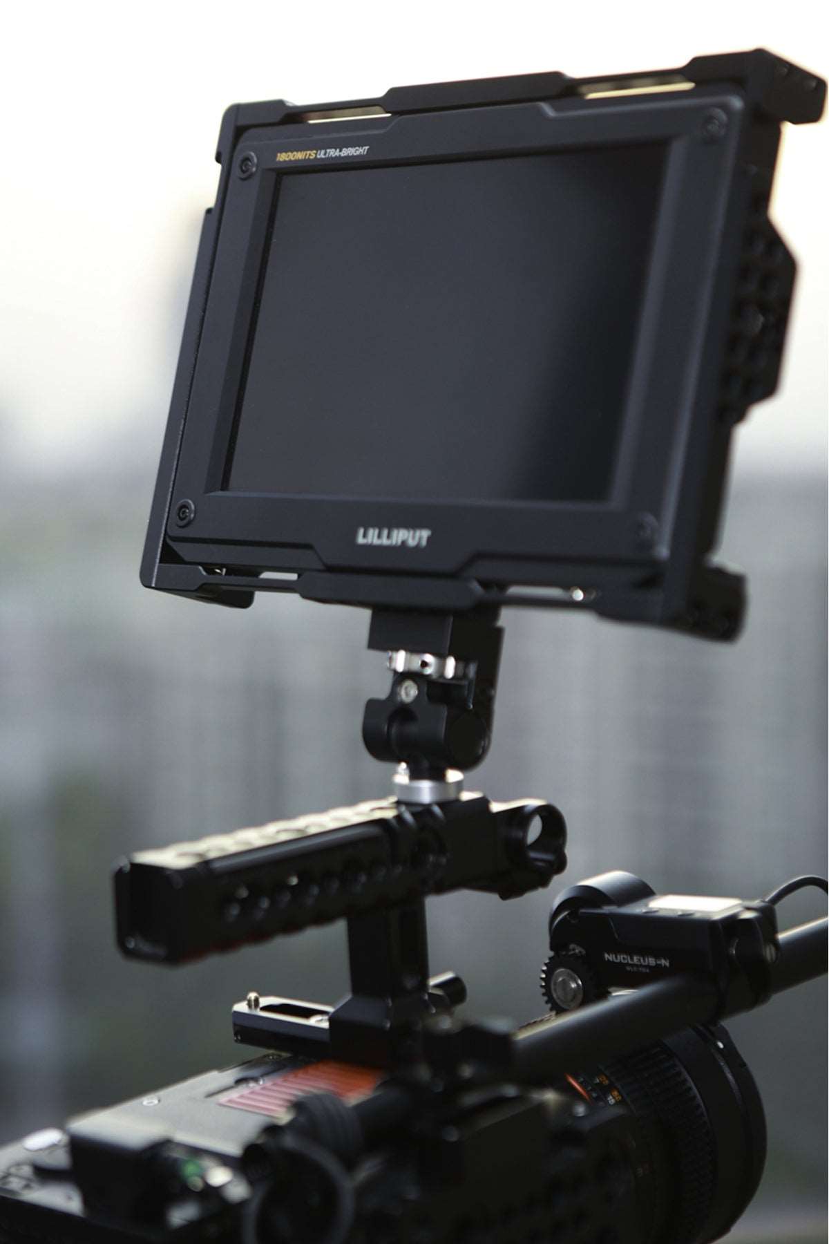 Topcine Aluminum Alloy Monitor Cage Rig with 1/4"-20 Screw holes For LILLIPUT H7/H7S 7" monitors Series TOPCINE