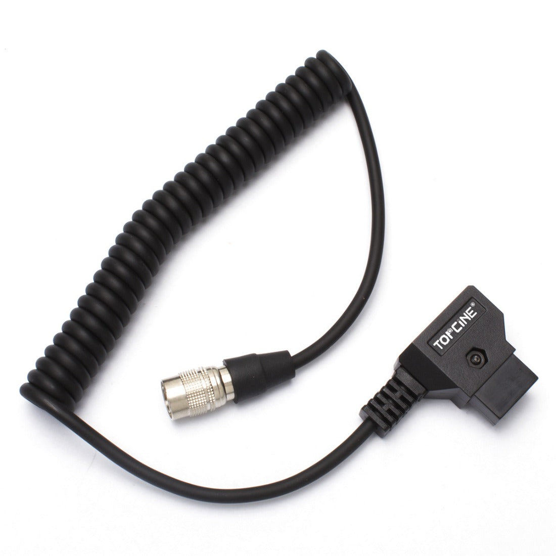 Topcine D-tap to Hirose 4-pin Compatible for Sound Devices 688 633 644 Zoom F8 Coiled Power Cable TOPCINE