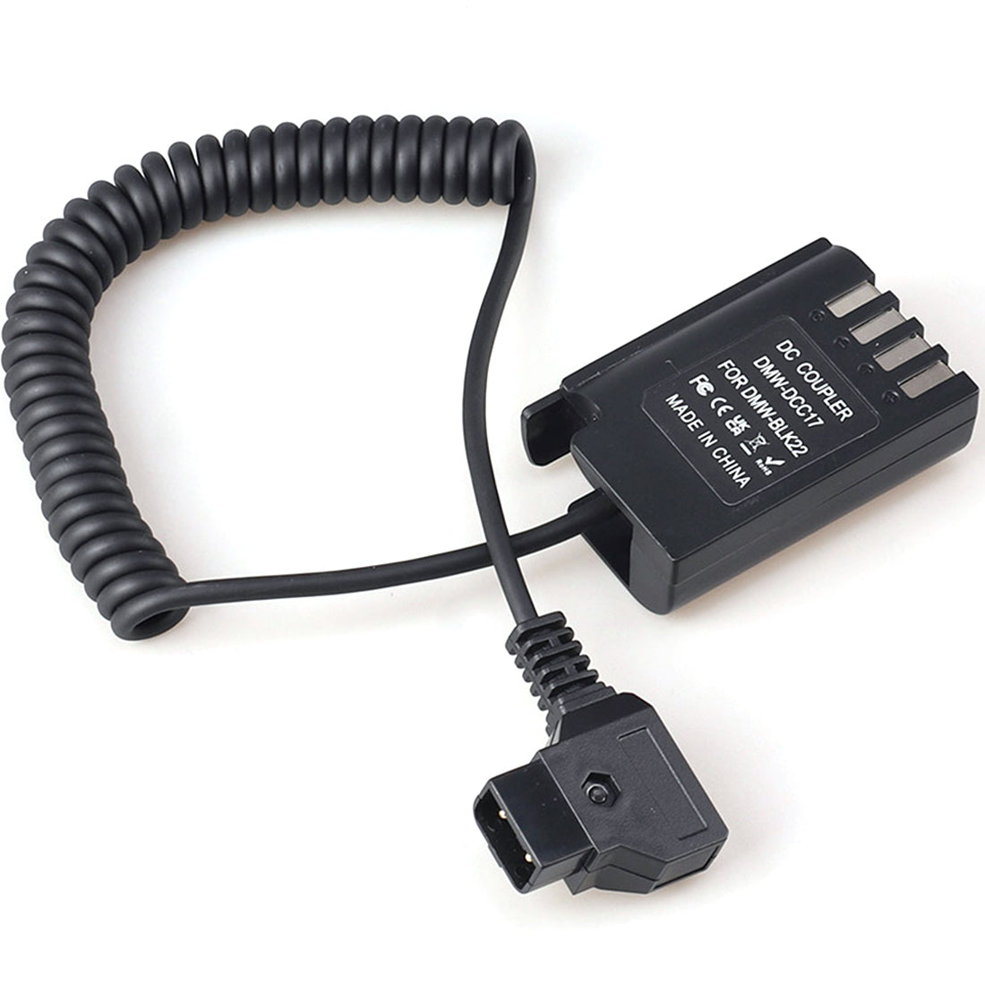 Topcine D-Tap to DMW-BLK22 Dummy Battery Power Adapter for Panasonic Lumix S5 GH6 LUMIX S5II DC-S5 DC-S5K DC-S5GK GH5 II GH6 DMW-BGS5 Cameras TOPCINE