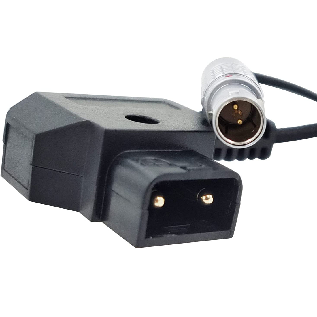 Topcine D-tap to 0B 2 Pin Male Coiled Power Cable for Anton Bauer Teradek Bolt ARRI RED Paralinx Preston Transvideo SmallHD TOPCINE