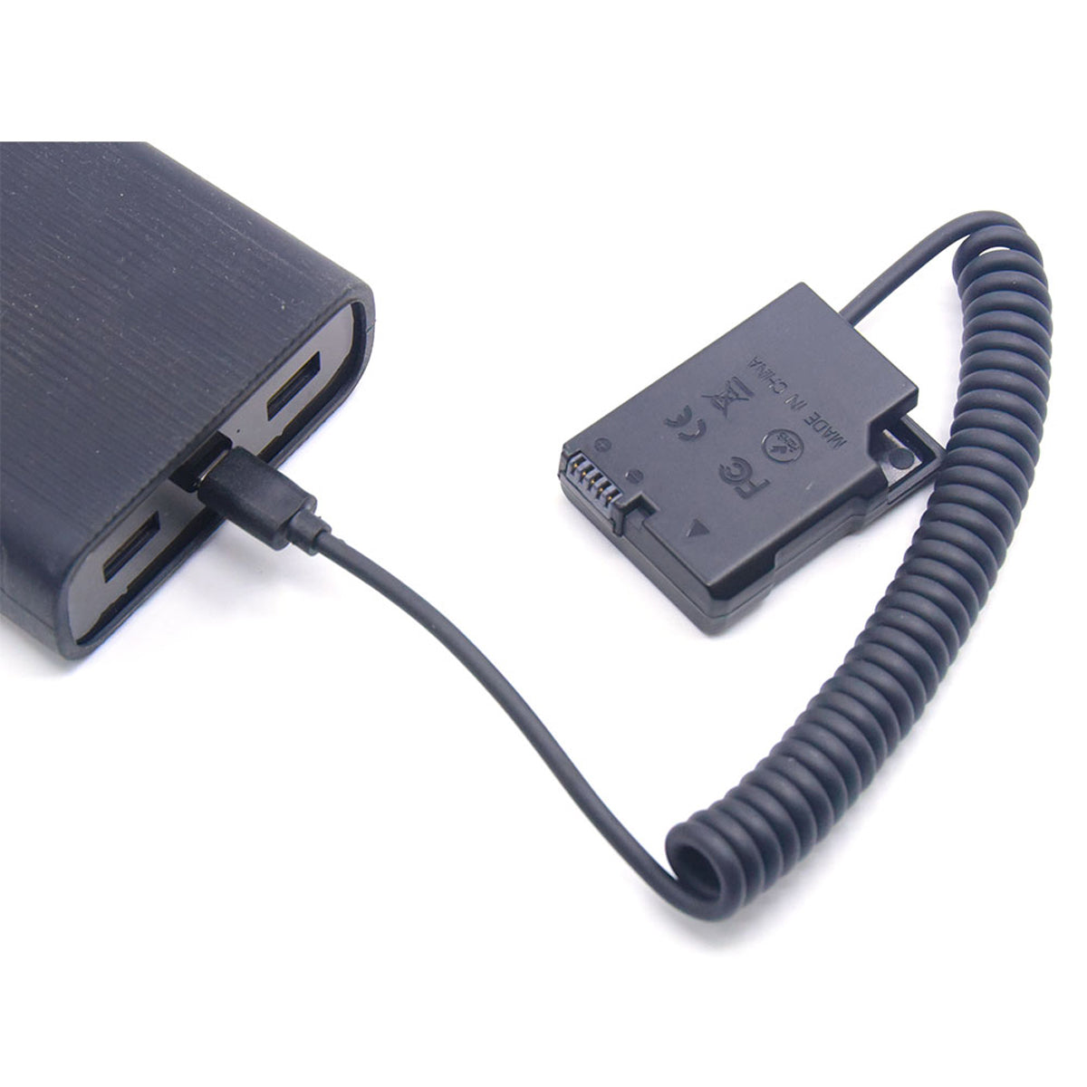 Topcine USB-C Power Adapter Cable with Decoded EP-5A EN-EL14 Dummy Battery Compatible with Nikon D3100 D3200 D3300 D3400 D3500 D5100 D5200 D5300 D5400 D5500 D5600 P7000 P7100 P7700 P7800 Camera TOPCINE