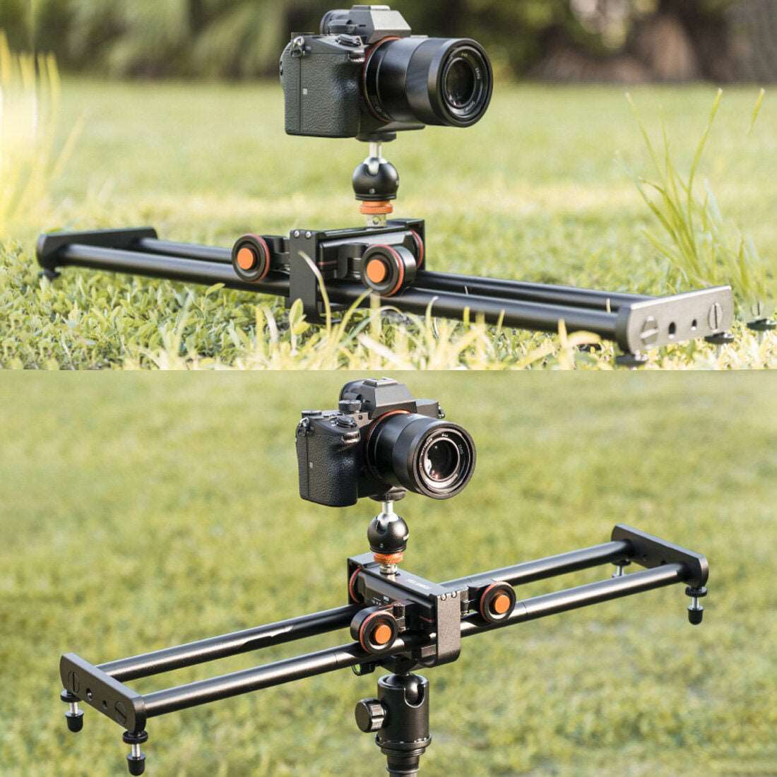 Topcine Camera Wireless Dolly,Motorized Electric Track Rail 24" Slider Dolly Car with Remote Control,Compatible with DSLR Camera, Camcorder, Gopro, iPhone, Android Smartphone camera dolly TOPCINE