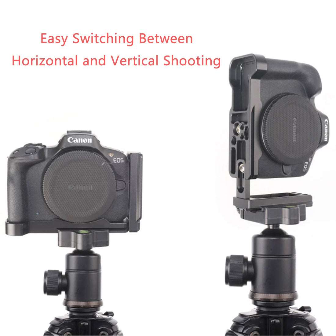 Topcine EOS R50 L Bracket for Canon EOS R50 Camera, Arca Style Compatiable Quick Release Plate,Horizontal and Vertical Shooting Quick Release Board TOPCINE