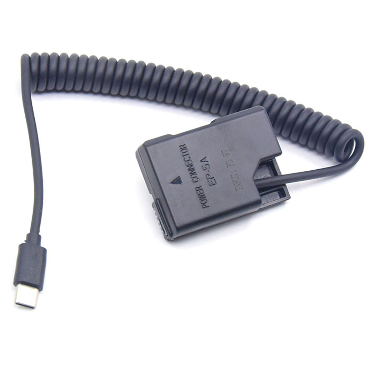 Topcine USB-C Power Adapter Cable with Decoded EP-5A EN-EL14 Dummy Battery Compatible with Nikon D3100 D3200 D3300 D3400 D3500 D5100 D5200 D5300 D5400 D5500 D5600 P7000 P7100 P7700 P7800 Camera TOPCINE