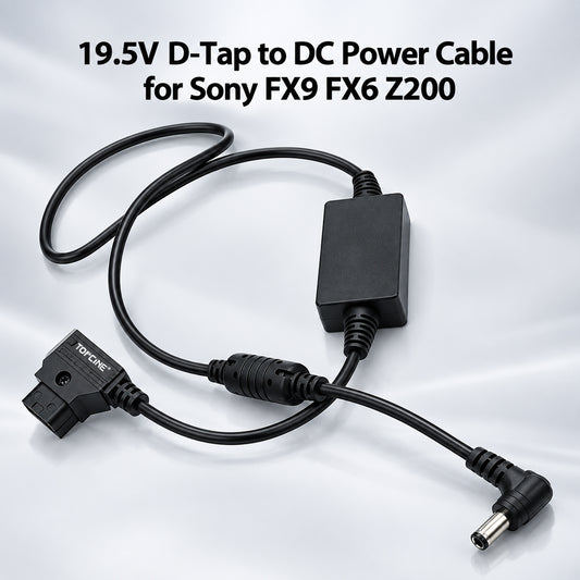 19.5V DTap to DC Power Cable for Sony FX9 FX6 Z200 Cable 24” camera cable Topcine Official Store
