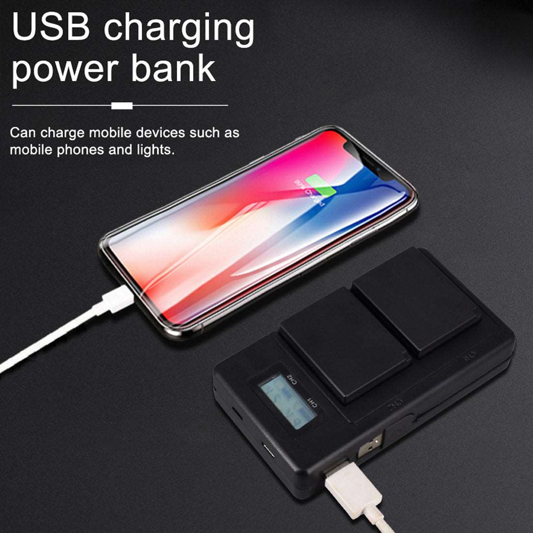 Topcine Dual Slot NP-W126 Battery Fast Charger,NPW126 Charger Compatible for Fujifilm HS30EXR, HS33EXR, HS35EXR, HS50EXR, X-A1, X-A2, X-A3, X-A5, X-A7, X-A10, X-E1, X-E2, X-E2S, X-E3, X-E4, X-H1, X-M1, X-Pro1, X-Pro2, X-Pro3, X-S10, X-T1, X-T2, X-T3, X-T1  TOPCINE