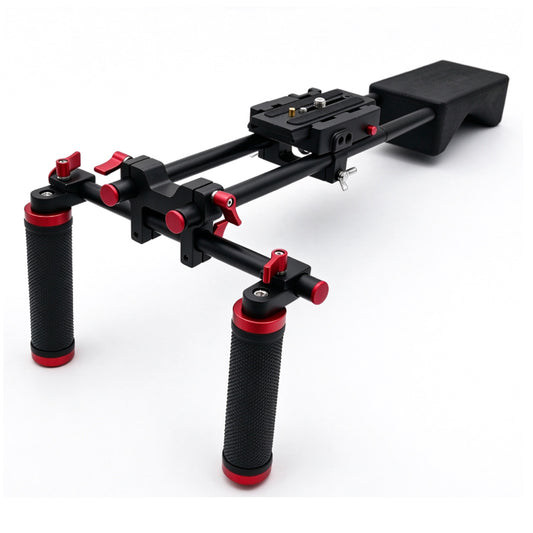 15mm Rod Camera Shoulder Rig DSLR Video Support with Dual Handgrips TOPCINE