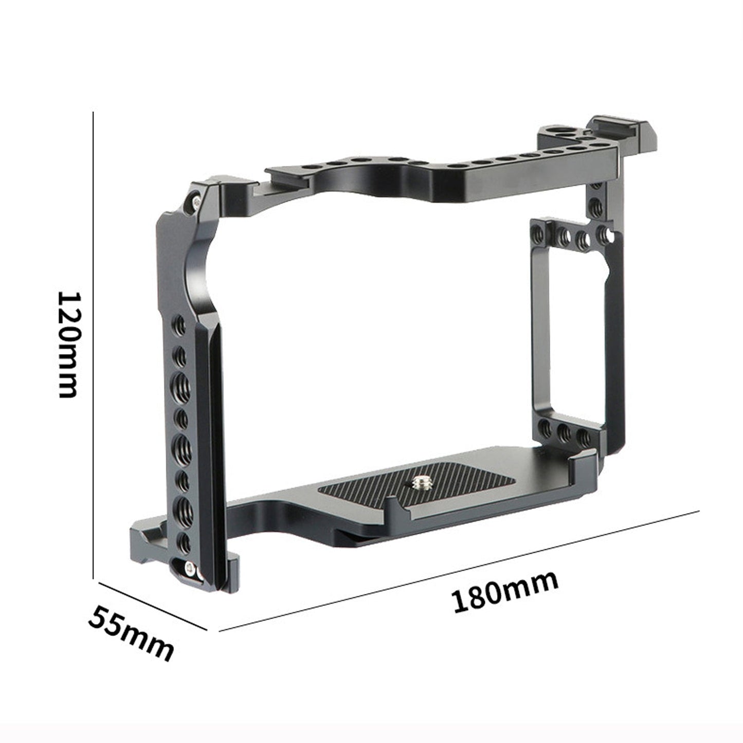 Topcine Camera Cage for Canon EOS 5D Mark II III IV DSLR Camera Case with Dual Cold Shoe Mount for Canon EOS 5D4 5D3 5D2 Camera Rig camera cage TOPCINE