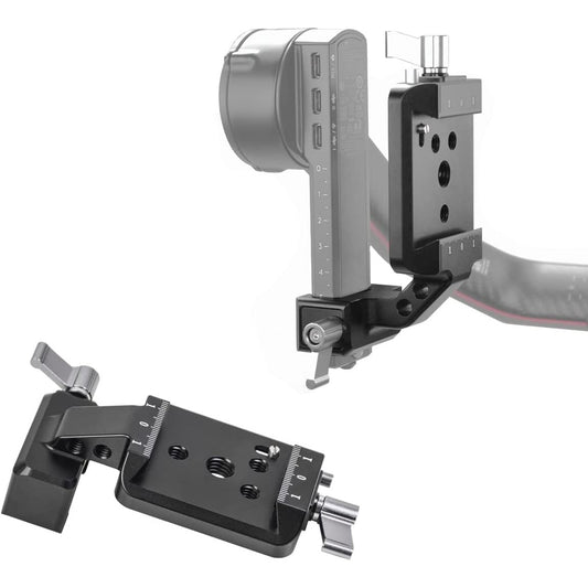 Topcine Vertical Camera Mount,Robust Portrait Mounting Solution Compatible with DJI RS 2/RS 3/RS3 PRO for IG YouTube Shorts Tiktok Video Extended Vertical Shooting camera plate TOPCINE