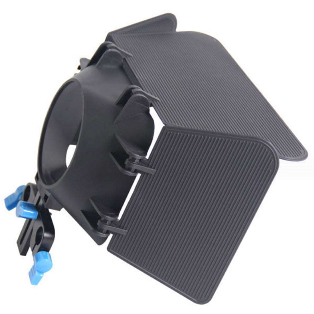 Topcine Matte Box for 15mm Standard Rail Rods for Canon Sony Panasonic Nikon Fujifilm Olympus Cameras Camcorder Lenses Diameter Less Than 85mm with Height Adjustable for Different Camera Lenses TOPCINE