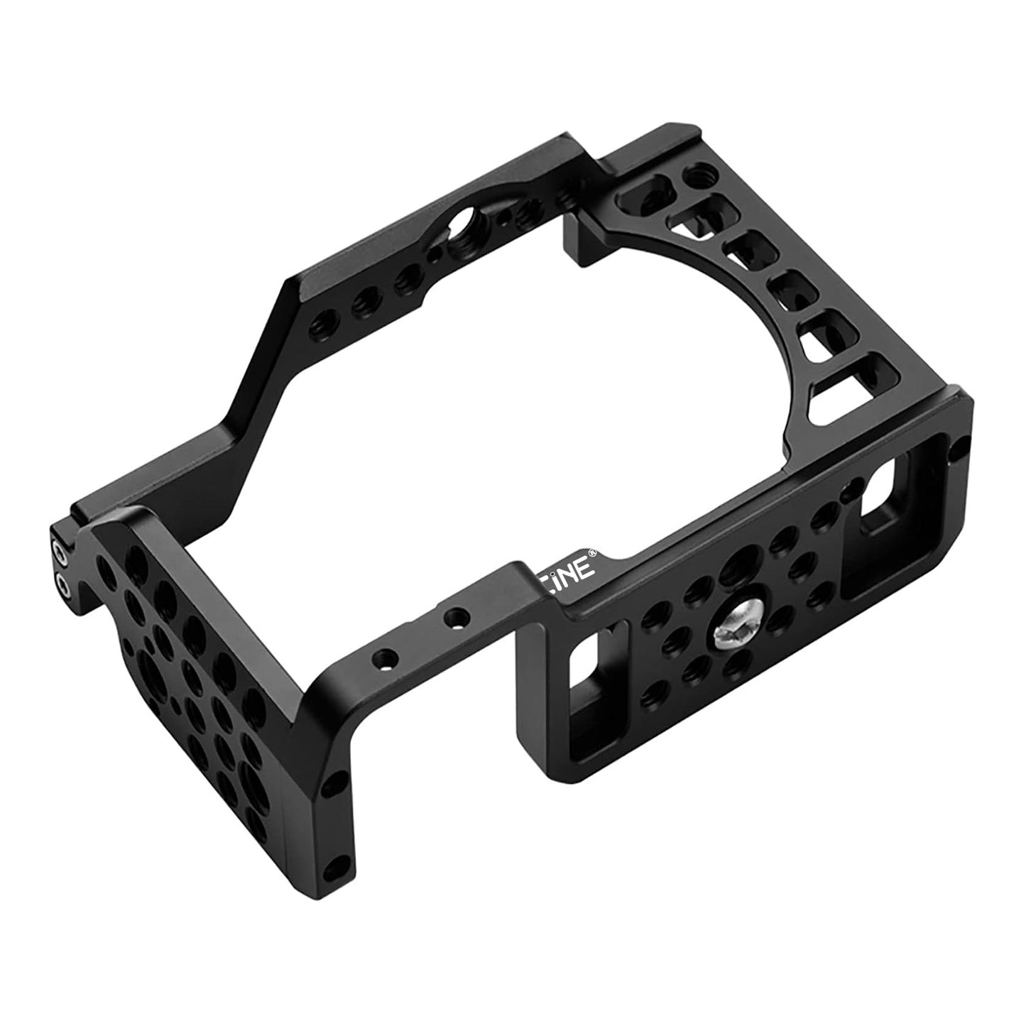 Topcine Camera Cage for Sony A6500 A6400 A6300 A6000 A6100 Cameas with Cold Shoe,Handle Locating Holes,Multiple 1/4" 3/8" Screw Holes camera cage TOPCINE