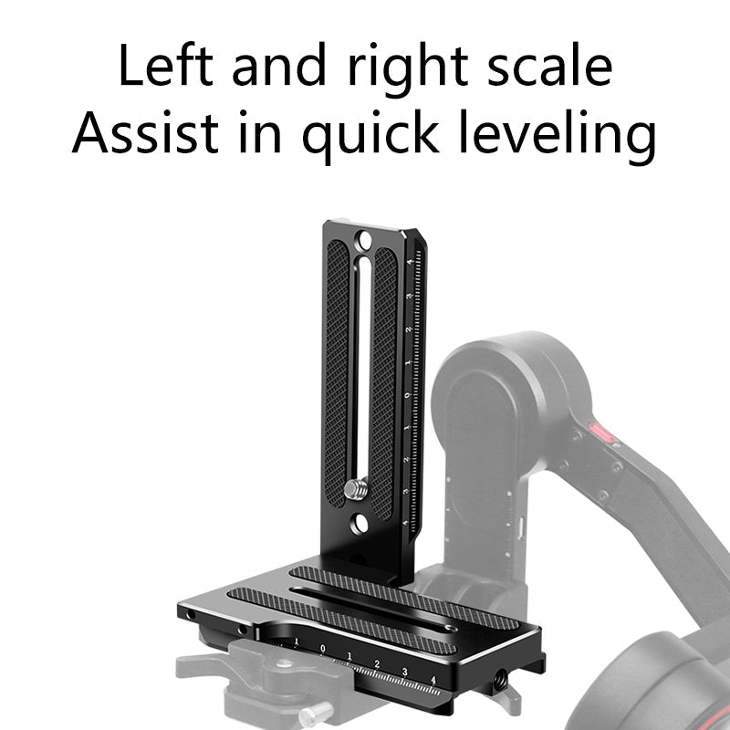 Topcine DSLR SLR L Bracket Vertical Camera Mount Quick Release Plate for DJI RS2 RSC2 Zhiyun Weebill S Crane-2/3 Stabilizer and More. camera plate TOPCINE