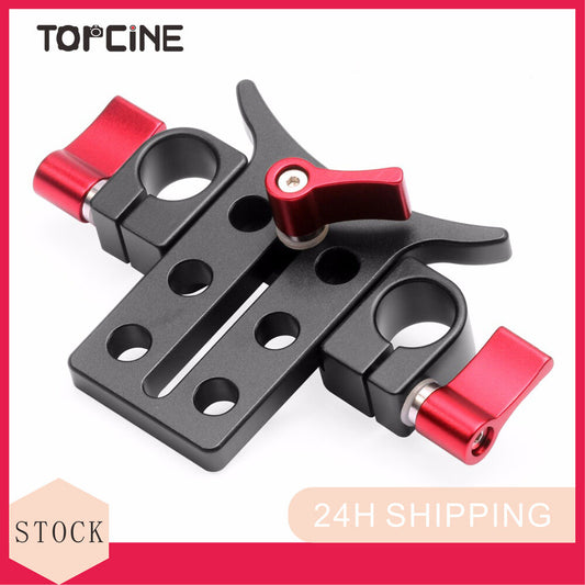 TOPCINE Universal Telephoto Lens Support with 15mm LWS Rod Clamp (Hole distance 60mm ) for Diameter 50mm to 140mm Lenses lens support TOPCINE